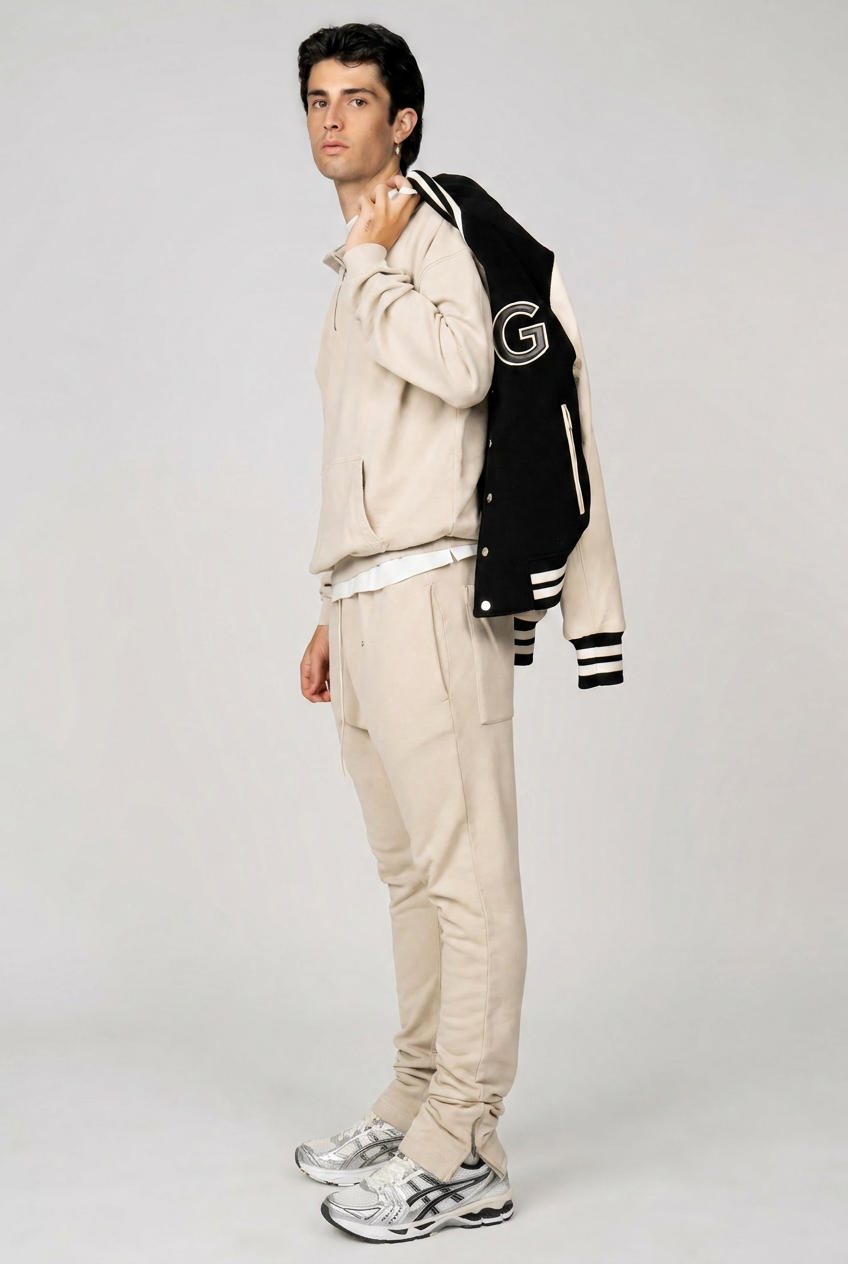 Track Pant  - Panna