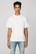 Regular Fit T Shirt in Bianco, small print logo