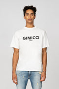 Oversize Fit, Large Logo T Shirt, Bianco